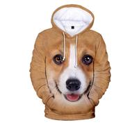 GBYUHAIJUN Sudadera con capucha personalizada, sudadera con capucha personalizada con estampado animal 3D para hombres y mujeres, sudaderas de moda callejera de gran tamaño, sudaderas con capucha tops