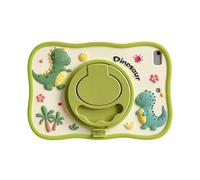 GBZHMCASE Bonita Funda de Silicona con diseño de Dinosaurio de Dibujos Animados para iPad 2024/2025 Mini6/Mini7(For iPad 2021(10.2"))