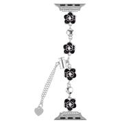 GBZHMCASE Correa de reloj Camellia for niñas for iWatch Series 9, 8, 7, 6, 5, 4, 3, 2 y 1 SE, compatible con iWatch de 42 mm, 41 mm, 40 mm y 38 mm.(SB,38mm(1/2/3))