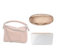 GBZHMCASE Organizador De Bolsos Compatible con Bolsos Loewe Bolsa De Almacenamiento Forrada para Bolsos Tipo Puzzle Inserto De Almacenamiento para Bolsos(S)