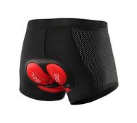 GBZIJIE Culotte Ciclismo Mujer Antideslizante Ropa Interior de Ciclismo 3D Pantalones Cortos Bicicleta montaña a Prueba Golpes Calzoncillos Carretera Transpirables(Black,XL)