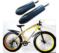GBZIJIE Guardabarros De Biciclet Ligero 2 UNIDS Bicicleta BICICLE Fender Mudguard Wins Wings Amando FERMANOS DE GUERDA MUD LA Trasera Forte para MINCTAS MTB Accesorios de Ciclismo Aparecidos Barro