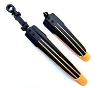 GBZIJIE Guardabarros De Biciclet Ligero Rueda de neumáticos Delanteros/Traseros Ruedas Fibra Carbono Mudguard Road □ Accesorio Ciclismo(Orange)