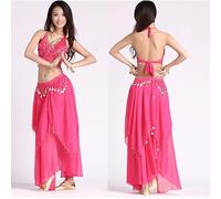 GBZIJIE Pañuelo para Danza del Vientre Espectáculo 2 unids Set de las mujeres disfraces la danza del vientre for los trajes etapa adultos Mujer Bellydance Belly Dancing Traje for(A)