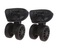 GBZIJIE Ruedas para Maletas de Viaje 2 Pares de Ruedas for Maletas con A09 A57, silenciosas, giratorias a Izquierda y Derecha, Bricolaje, Piezas Repuesto(Orange)