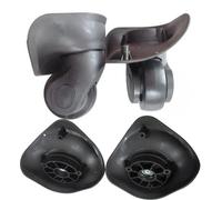 GBZIJIE Ruedas para Maletas de Viaje 2 Pares de Ruedas Repuesto for Equipaje, Accesorios reparación Maletas Viaje, universales y Resistentes al Desgaste(Grey B)