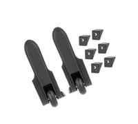 GBZIJIE Ruedas para Maletas de Viaje 2 Ruedas de Repuesto Resistentes y Negras for Maletas, fáciles Instalar Desmontar