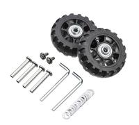 GBZIJIE Ruedas para Maletas de Viaje 8 Piezas de Ruedas Repuesto universales for Maletas, Ejes duraderos, Kit Herramientas reparación giratorias, silenciosas con Tornillo(74mm-28.7mm)