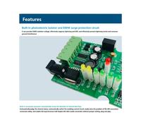 GC-3024 Hub Divisor de Bus -485 de Cuatro Vías Repetidor Modbus 485 Aislamiento Fotoeléctrico -485 1 Entrada 4 Salidas Protección Anti-Rayos