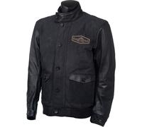 GC Bikewear Hillberry, chaqueta de cuero, textil L male Negro