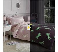 GC GAVENO CAVAILIA Funda de edredón de Forro Polar con diseño de Unicornio, Juego de Ropa de Cama Individual, Funda de edredón térmica cálida y esponjosa, Multicolor