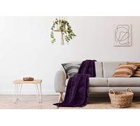 GC GAVENO CAVAILIA Gaveno Cavailia - Manta de Piel sintética de visón para sofá Cama, súper Suave, esponjosa, de fácil Cuidado, Ligera, diseño de Lujo, acogedora y cálida Manta de Forro Polar [Doble