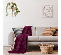 GC GAVENO CAVAILIA Gaveno Cavailia - Manta de Piel sintética de visón para sofá Cama, súper Suave, esponjosa, de fácil Cuidado, Ligera, diseño de Lujo, acogedora y cálida Manta de Forro Polar [King