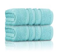 GC GAVENO CAVAILIA Juego de Toallas de Baño Extragrandes | 550 g/m² | Lavables y Absorbentes | Algodón Egipcio | Color Aguamarina