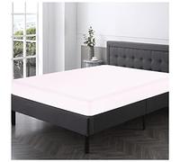 GC GAVENO CAVAILIA Sábana Bajera Ajustable y Plana, fácil Cuidado, Suave y acogedora de polialgodón y Funda de Almohada, Blanco, Matrimonio