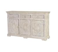 GC GINER & COLOMER Aparador de Madera de Mango - 3 Cajones y 3 Puertas - Mueble de Almacenaje - Aparador Entrada - Mueble de Salón - 90 x 150 x 40 cm