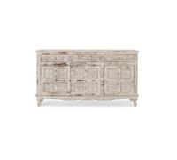 GC GINER & COLOMER Aparador de Madera de Mango Blanco Envejecido