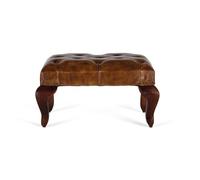 GC GINER & COLOMER Banqueta Fabricada en Madera de Acacia con Patas curvadas