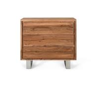 GC GINER & COLOMER Cómoda de Madera de Acacia y Metal
