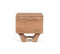 GC GINER & COLOMER Mesita de Noche Fabricada en Madera de Acacia Natural