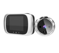GC GLOBALCOMMERCE 827386 Mirilla Digital, Plata E Negro