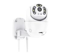 GC GLOBALCOMMERCE Cámara de Seguridad WiFi de Interior y Exterior, inalámbrica, videovigilancia, 1080p, Impermeable con visión Nocturna
