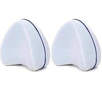 GC GLOBALCOMMERCE Suave Cojín Piernas Ayuda Posición Correcta Dormir contra Dolor Espalda Problemas Posturales Relajación Anatómica Sueño Ciática Mujeres Embarazo Rodilla (Paquete de 2)