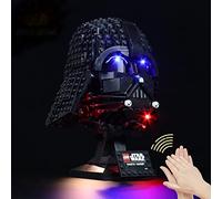 GC - Kit de luz para casco Lego® Star Wars Darth Vader 75304 (juego de lectura no incluido) (control de sonido)