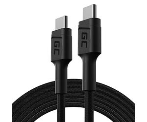 GC PowerStream | 2m USB C - Tipo C Cable Nylon Cargador 60W Power Delivery | Carga Rápida Quick Charge 3.0 | para Samsung Galaxy S21 S20 Ultra S10 S9 S8+ | Note 20 10 | Ipad Pro 2020 Macbook Pro