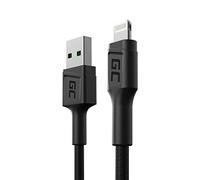 Green Cell KABGC24 cable de conector Lightning 0,3 m Negro