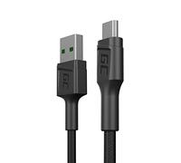 GC PowerStream | 30cm Micro USB Nylon Cable Cargador High Speed Data&Sync con Carga Rápida Quick Charge 3.0 para Samsung, Xiaomi, Huawei, Nexus, LG, Motorola, Android Smartphones y más