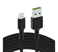 GC Ray LED | 1,2m Lightning Cable Nylon Cargador para Apple iPhone 13 12 11 SE Pro/Max | iPhone X XR XS Max | iPhone 8 7 Plus | iPhone 6 6S 5 5C 5S Plus | iPad Air/Pro/Mini | iPod Touch