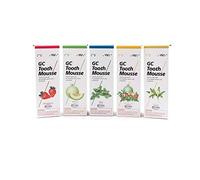 GC Tooth Mousse Pasta ES dientes fresa, vainilla, menta, melón, tutti-frutti, Set ES ESgustación (5 x 40 g)