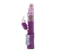 GC Vibrating Rabbit Vibrador con Conejo, Color Morado - 1 Unidad