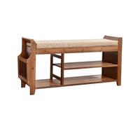 gC7aHx8 Multiusos Banco for Zapatos, Banco for, for de bambú, Organizador estantes for Premium 3 Niveles o Entrada for, Pasillo, Sala Estar Muebles(Pequeño)