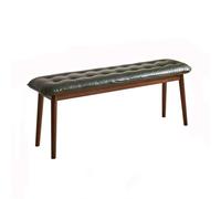 gC7aHx8 Multiusos Banco tapizado de Zapatos Puerta Taburete Comedor Simple Madera Maciza for el hogar Noche Entrada Muebles(Dark Green)