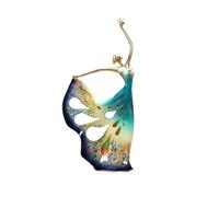 gC7aHx8 Obra de Arte Copper Ornaments Modern Creative Home Living Room Decoration Light Luxury Gift Estatua(Blue)