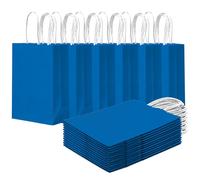 Gcardist 24 bolsas de regalo pequeñas con asas a granel 8,3 x 6 x 3 pulgadas, bolsas de regalo, varios usos (15 x 8 x 21 cm, tamaño pequeño)