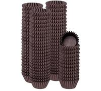 Gcardist 500 piezas Mini moldes para muffins Café moldes para muffins de calidad alimentaria moldes para hornear de papel Sin olor (Tamaño pequeño)