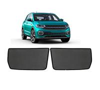 GCcv Parasol Coche Ventana Lateral Infantil para T-Cross 2018-2023 Parasol Ventana Cortinas Magnética Protección UV Solar para Bebé y Mascotas Negro,Rear-window-2PCS