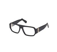 GCDS Unisex GCDS GD0034 02X Gafas de sol Acetato Negro Azul Geométrico Normal