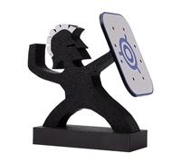 Gcerfby Soporte para dardos, diseño que ahorra espacio, 12 x 15 x 5,5 cm, pantalla de almacenamiento de mesa Fight Man, soporte para dardos, fácil de usar, para accesorios profesionales de diana