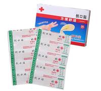 Gcerfby Wound Bandages Waterproof, Adhesive Dressing Strips, Flexible Fabric Breathable Bandages, 50/100 Supplies, 7.5x2.5cm, Adhesive & Secure For Wound Care