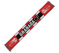 GCF GRANADA CLUB DE FUTBOL 1111014 Bufanda Oficial de Granada CF, Unisex, Rojo, Blanco y Negro, 130 x 20 cm