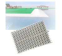 GCGC Rejilla De Drenaje For Desbordamiento De Piscina, Rejilla De Drenaje For Cubierta De Piscina Empalmada, Rejilla De Canalón De Baño Tipo Hebilla De Cadena For Baños De Granjas(20x100CM/1pieces)