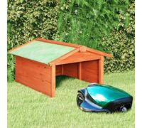 GCHDHAPB Cortacésped robótico garaje 72 x 87 x 50 cm madera maciza