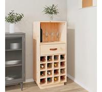 GCHDHAPB Gabinetes para el hogar y almacenamiento, gabinetes de vino y licor, gabinete de vino de 45 x 34 x 100 cm, madera maciza de pino