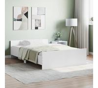 GCHDHAPB Home-Beds & Accessories,Beds & Bed Frames,Bed Frame Without Mattress White 120x190cm Small Double