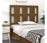 GCHDHAPB Home-Camas y accesorios, cabeceros y estribos, cabecero de cama marrón miel, 105,5 x 4 x 100 cm, madera maciza de pino