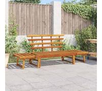 GCHDHAPB Home-Outdoor Home-Outdoor Home-Outdoor - Bancos de jardín 2 en 1, 190 cm, madera maciza de acacia